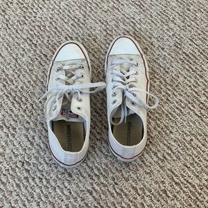 White Low Top Converse